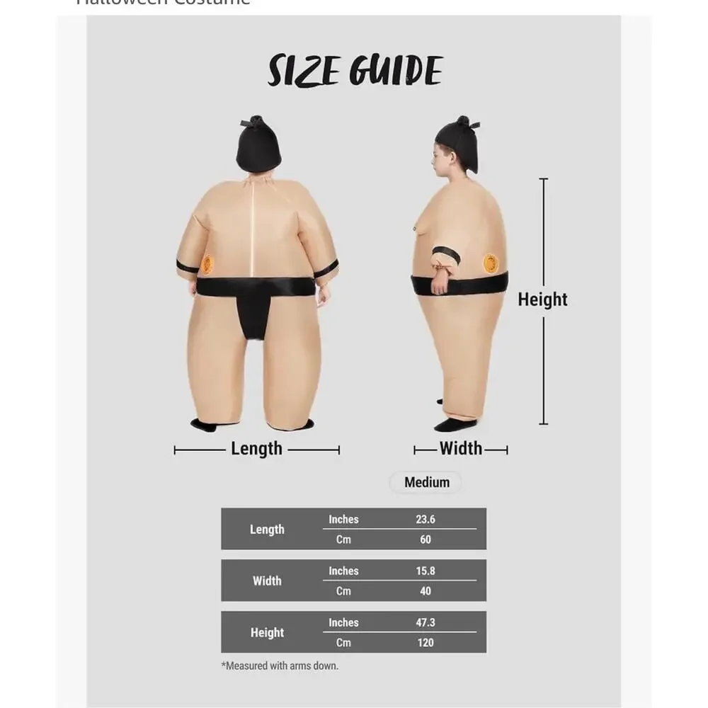 New Kids Inflatable Sumo Wrestler Costume - 48